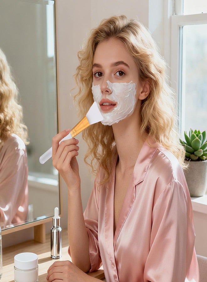 LORMAY Jelly Brush | 2 Pcs Silicone Face Mask Brushes | Facial Applicators for Even Coverage | Skincare Enhancer | Soft Silicone | Transparent Handles | All Skin Types | Kbeauty Accessory - Image 5